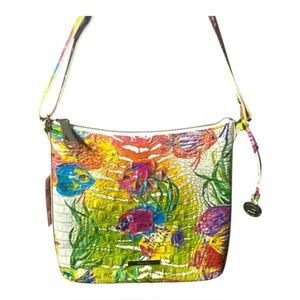 Sold @mysideonly - Brahmin NWT -Katie Sea Life embossed leather Melbourne -